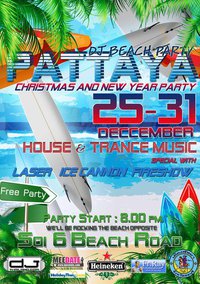 Celebrate Christmas and New Year with DJ Beach Party
