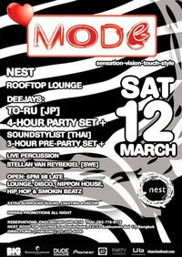 MODE  PARTY at NEST ROOFTOP