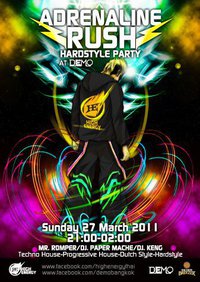 Bangkok Demo Adrenaline Rush Hardstyle Party
