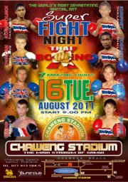 Samui The Super Fight Night Thai Boxing Fight Tuesday