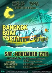 Bangkok Boat Party in Saphan Taksin Pier