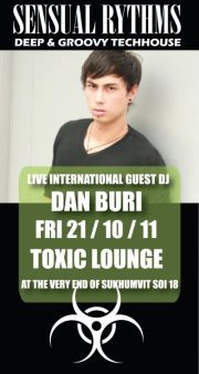 Bangkok Toxic Lounge Presents Sensual Rythms with Dan Buri