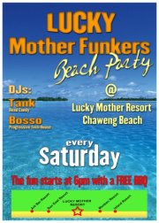 Samui Lucky Mother Beach Lucky Mother Funkers Beach Party