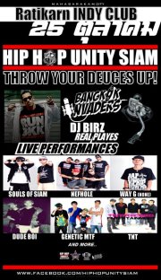 Thailand Hip Hop Unity Siam Party Throw Your Deuces Up