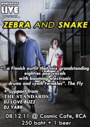 Bangkok Cosmic Cafe RCA Zebra & Snake