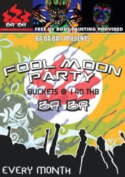 Fool Moon Party Ba Ba Bar Bangkok Thailand