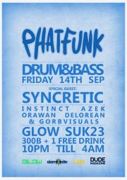 Phatfunk Drum&Bass 14 Sep Glow Nightclub Bangkok Thailand