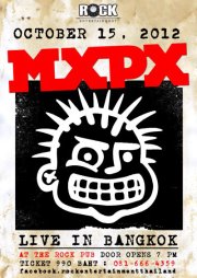 MXPX Live in Bangkok 15 Oct The Rock Pub Bangkok Thailand