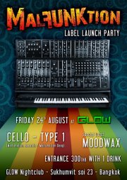 Malfunktion Label Launch Party 24 Aug Glow Nightclub Bangkok Thailand